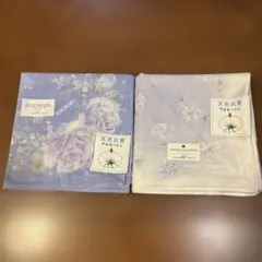 【新品未使用】ピエールバルマン花柄 大判ハンカチ 2枚セット