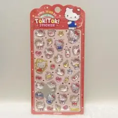 韓国★サンリオ ステッカー シール Tok!Tok! 3D キティ