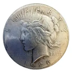 アメリカ ピースダラー 1ドル銀貨 1926年 レプリカコイン - メルカリ