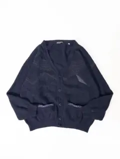 90s デザインニットカーディガン ヴィンテージ 古着