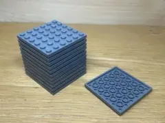 レゴ　LEGO プレート6×6 ダークグレーセット