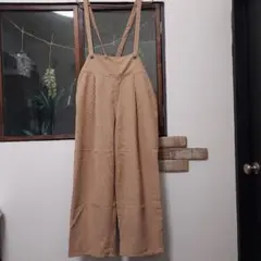 コーデュロイ サロペット オーバーオール ワイドレッグ used