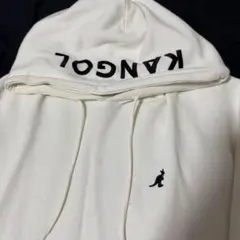 KANGOL プルオーバーパーカー ホワイト