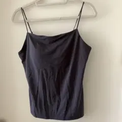 GU ブラフィール ナローストラップ キャミソール ダークグレー XXL