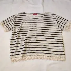 earth music&ecology 半袖トップス ベージュ