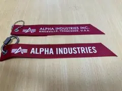 ALPHA INDUSTRIES アルファインダストリーズ 赤タグ 赤リボン