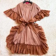 美品！ ヴィヴィアンウエストウッド ハートフリルシャツワンピース