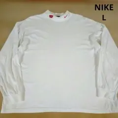 90s00s NIKEナイキ ウィスコンシンカレッジモックネックロンT 刺繍ロゴ