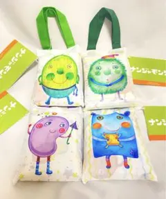 新品！4種セット！ナンジャモンジャ　エコバッグ　プライズ 非売品 カードゲーム