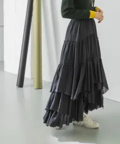 CASAFLINE コットンティアードスカート