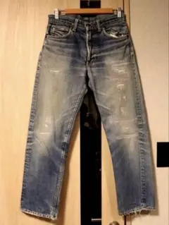 Levi’s 505 Big E 60s ヒゲ 縦落ち 実寸W30