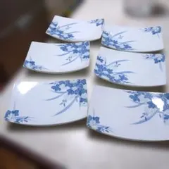 波佐見焼 高山窯 銘々皿うさぎ 桜 楕円形小皿5枚セット - メルカリ