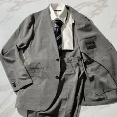 【極美品✨】ナノユニバース Damerino スーツセットアップ グレー M