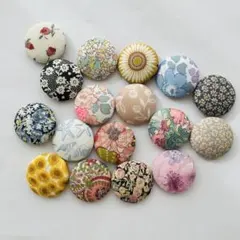 リバティくるみボタンまとめ売り