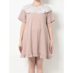 merry jenny オーガンジーカラーカットミニワンピースのサムネイル
