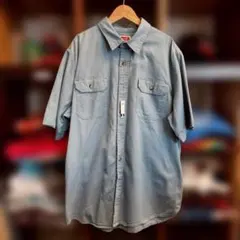 Wrangler 半袖シャツ ライトブルー
