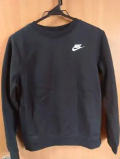 新品 NIKE 長袖トレーナー 160cm 裏起毛 ブラック