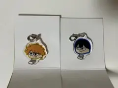 ハイキュー ジロリ つながるアクリルチャーム 烏野ver. 日向影山 2点セット