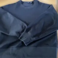 UNIQLO ➕Ｊ　ドライクロップドスエットシャツ Lサイズ 黒