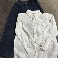 【キッズ】H&M シャツとズボン　3〜4歳