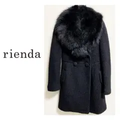 美品【rienda】リアルファーコート■送料無料