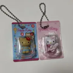 キティ　ミニチュアパッケージチャーム　日焼け　エンジェル　ガチャ