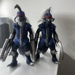 FWガイガン＆強化ガイガン（バンダイ）＆ゴジラ（バンプレスト
