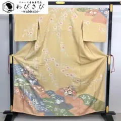 ［8186］訪問着 花鳥吉祥文様 正絹 着物 袷 8186］訪問着 花鳥吉祥文様 正絹 着物 袷 - メルカリ