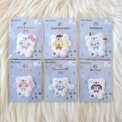 【新品・未開封】サンリオ　刺繍　ワッペン　全6種類