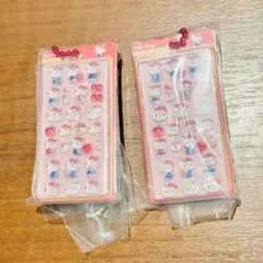 2個　ハローキティ　ボンボンドロップミニチュアチャーム