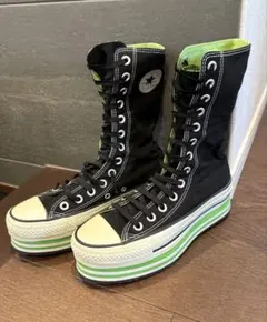 コンバース オールスター ロング ハイカット 厚底 ニーハイ 23cm