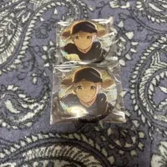 プロセカ グリッター缶バッジ 小豆沢こはね 特訓後 2点