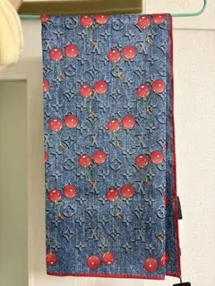 【最安値】LOUIS VUITTON チェリー柄 シルクスカーフ