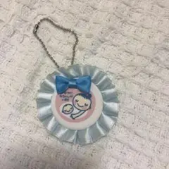 マタニティーロゼット　キーホルダー　マタニティーマーク　水色