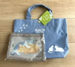 カルディ ネコバッグ＆ポーチ 2025