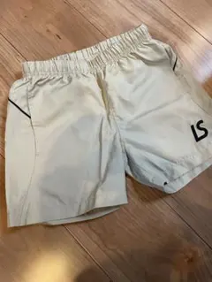 ルースイソンブラ　ベージュ/ゴールド　ショートパンツ 120