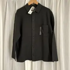 （限定期間）UNIQLO ミラノリブシャツカーディガン Ｌ オリーブ 未使用タグ