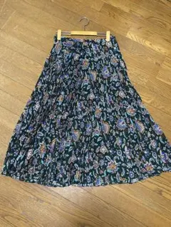 LAUREN RALPH LAUREN 花柄プリーツスカート