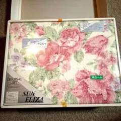 SUN ELIZA 花柄タオルケット 140x190cm