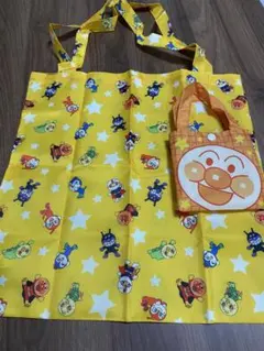 アンパンマン　折りたたみ　エコバッグ　アミューズメント　袋付き
