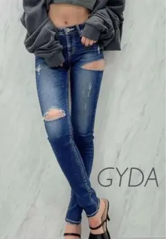 GYDA SIDE RIPPED デニム
