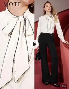 shein MOFT ボウタイ リボン ブラウス