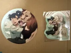 忍たま　東武動物公園コラボ　食満留三郎　コースター・ステッカーセット