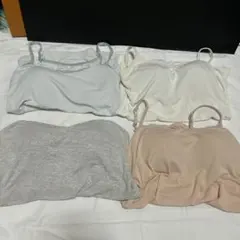 AIRismエアリズム　ブラトップ　カップブラ付キャミソール L4枚