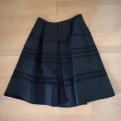 M'S GRACY ブラック フレアスカート 38
