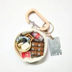 ガチャ詰めポーチ 温泉 銭湯 下駄箱 鍵チャーム 牛乳石鹼 赤箱 ミニチュア