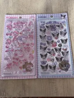 ボンボンドロップシール　サンリオ　マイメロディー　クロミセット