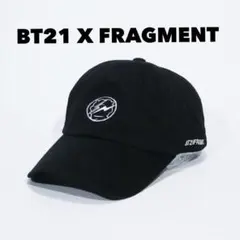 BT21 X FRAGMENT フラグメント　キャップ　黒　ブラック　cap