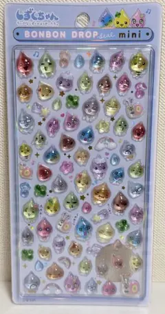 ボンボンドロップシール ミニmini しずくちゃん ちいさなしずくのようせいたち