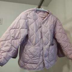 【2枚セット】ピンク色 キルティングコートと フリース